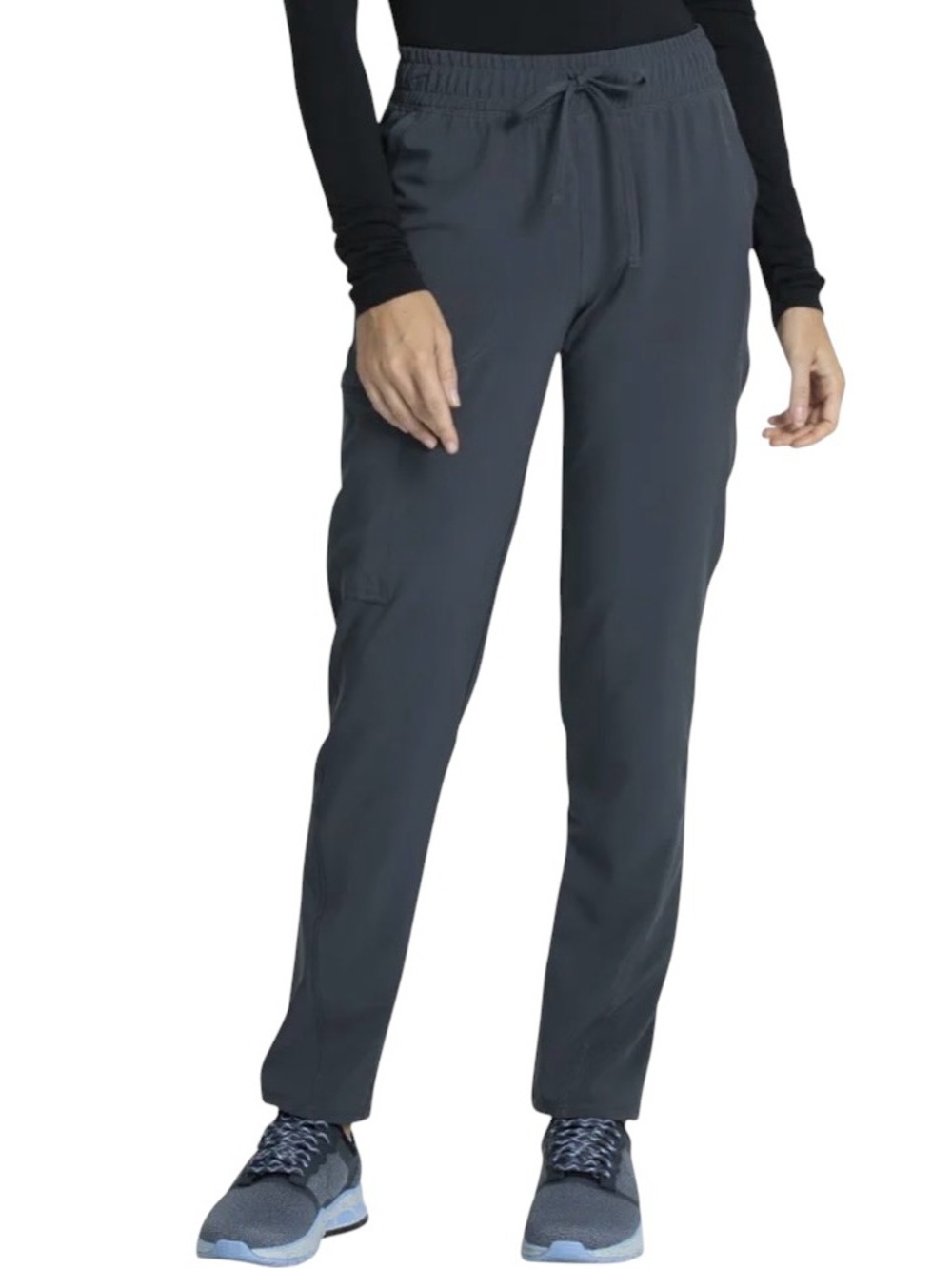 NEW Cherokee Allura Gray Tapered Leg Scrub Pants size Large  CKA184